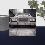 Vintage car canvas