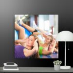 Fitness scene canvas