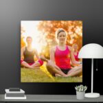 Yoga pose canvas