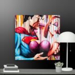 Jessica Rabbit and Superman canvas