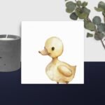 Ducking Nursery canvas