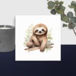 Sloth canvas