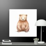 Bear Nursery canvas