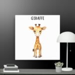 Giraffe canvas