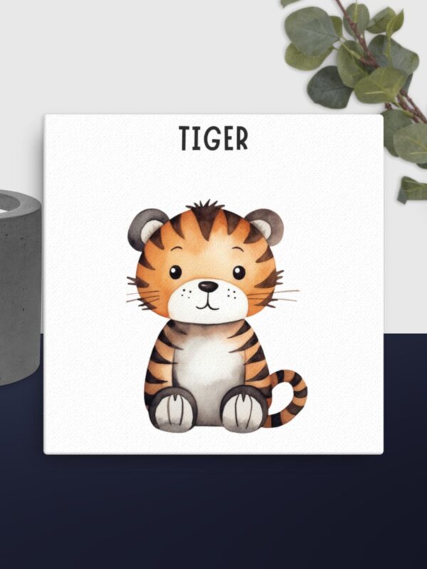 Tiger Nursery canvas - 12×12