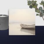 Boat scene canvas