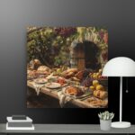A feast canvas