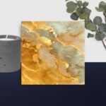 Gold Scene canvas