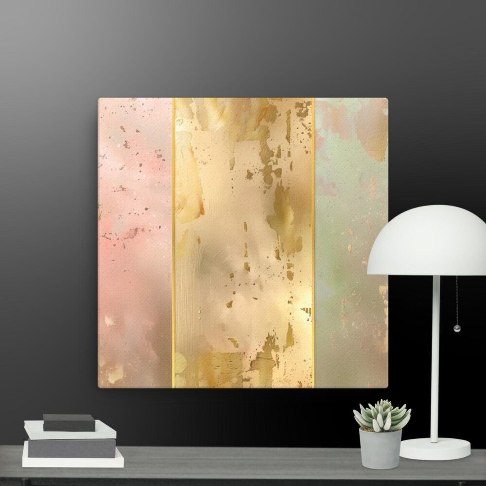 Gold split ai scene canvas