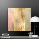 Gold split ai scene canvas