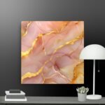 Gold and Pink canvas