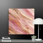 Gold and Pink Sparkle canvas