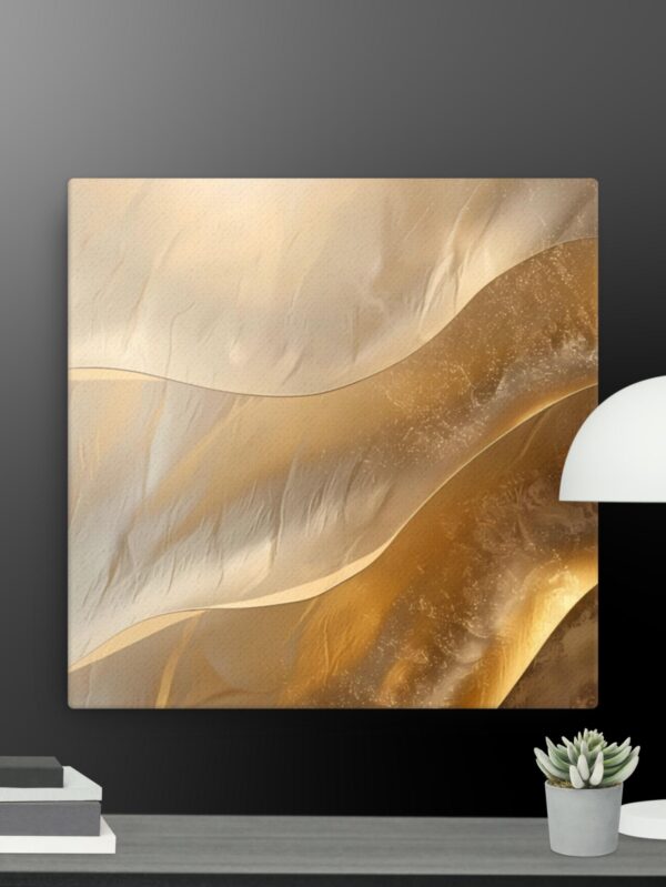 Gold Splash canvas - 12×12