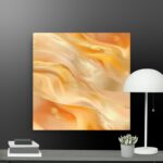 Touch of Gold and Orange canvas