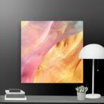 Gold Pink canvas