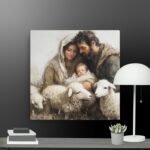 Religious canvas