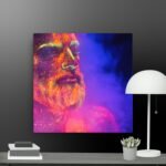 The Glistening man canvas