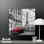 Eiffell tower scene canvas