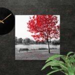 Red tree canvas