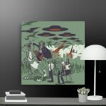Zombie scene canvas