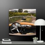 Car scene canvas