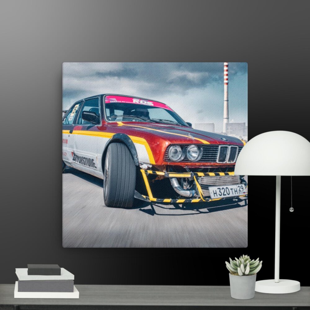 Racing car canvas