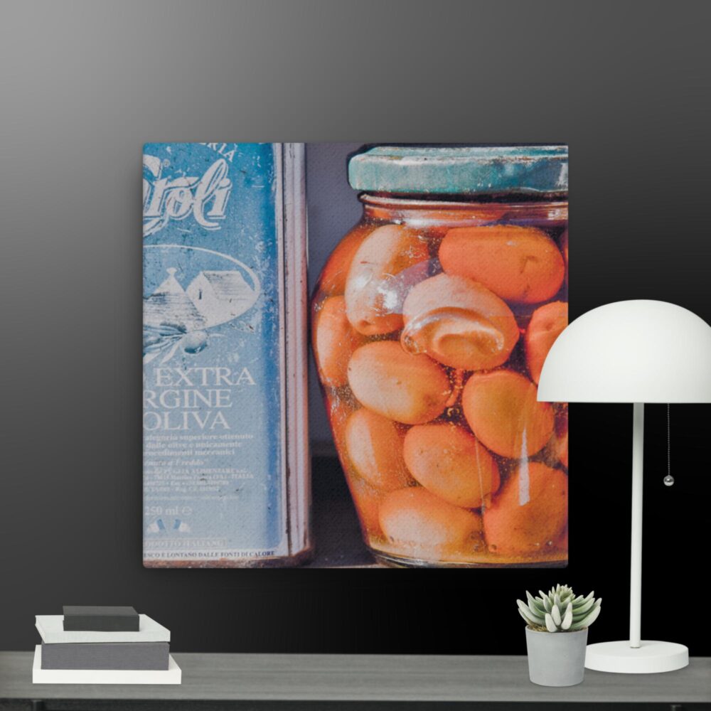 Italian food canvas