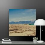 Italy beach scene canvas