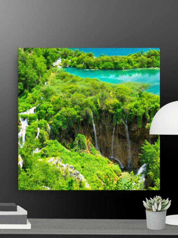 Bright nature scene canvas - 12×12