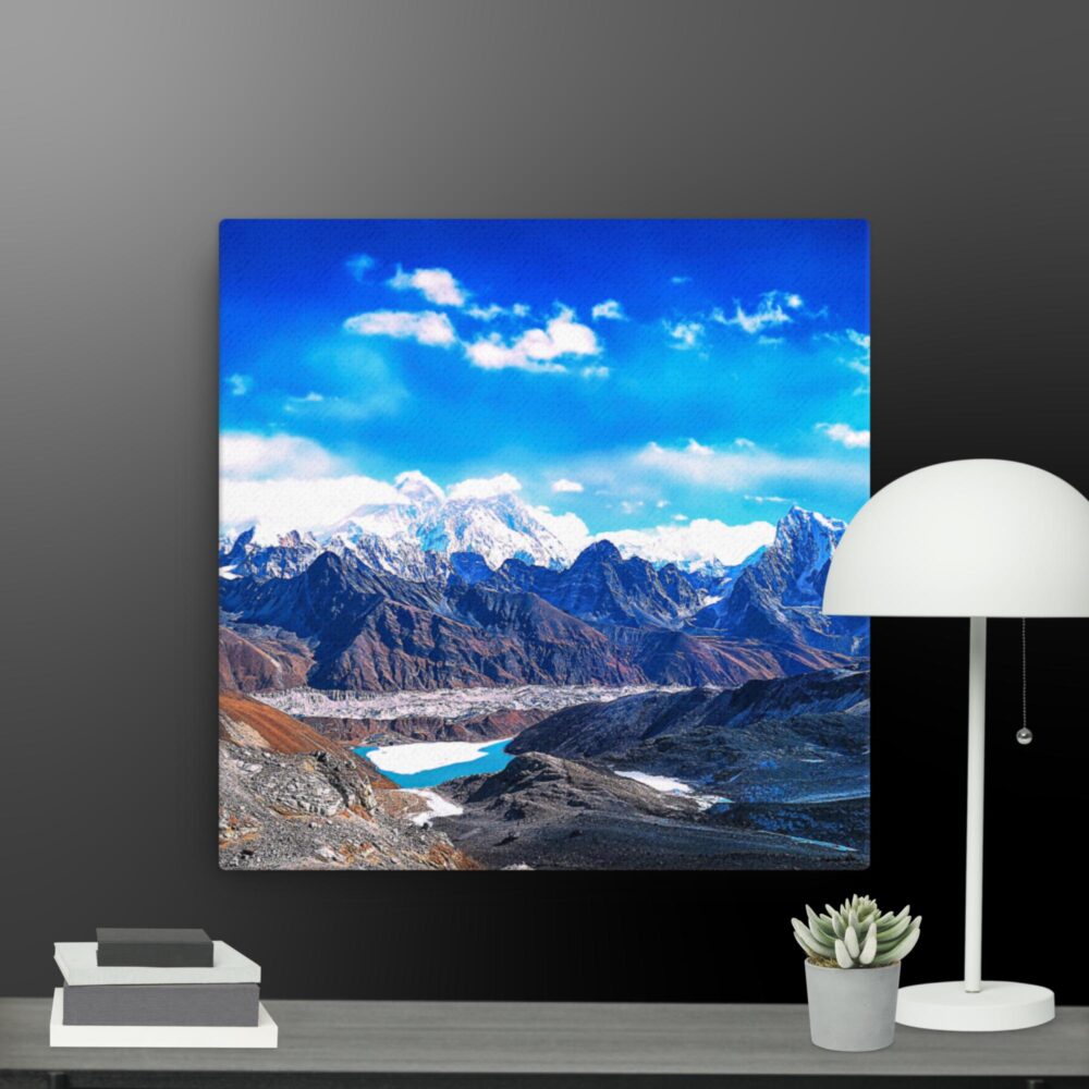 Mountain scene canvas
