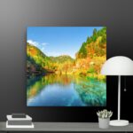 Bright water canvas