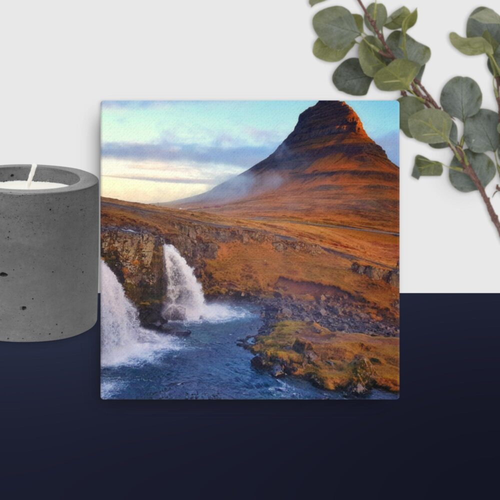Waterfall scene canvas