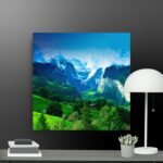 Mountain scene canvas