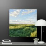 Windmill scene canvas