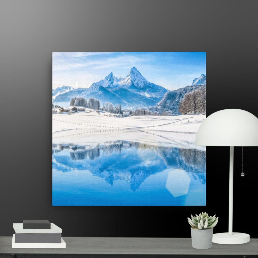 Snowy scene canvas