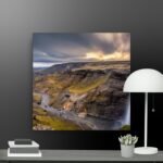 Dark land scene canvas