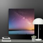 Shooting star canvas