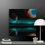 Planet scene canvas