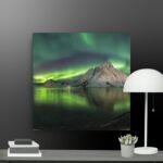 Green aura scene canvas