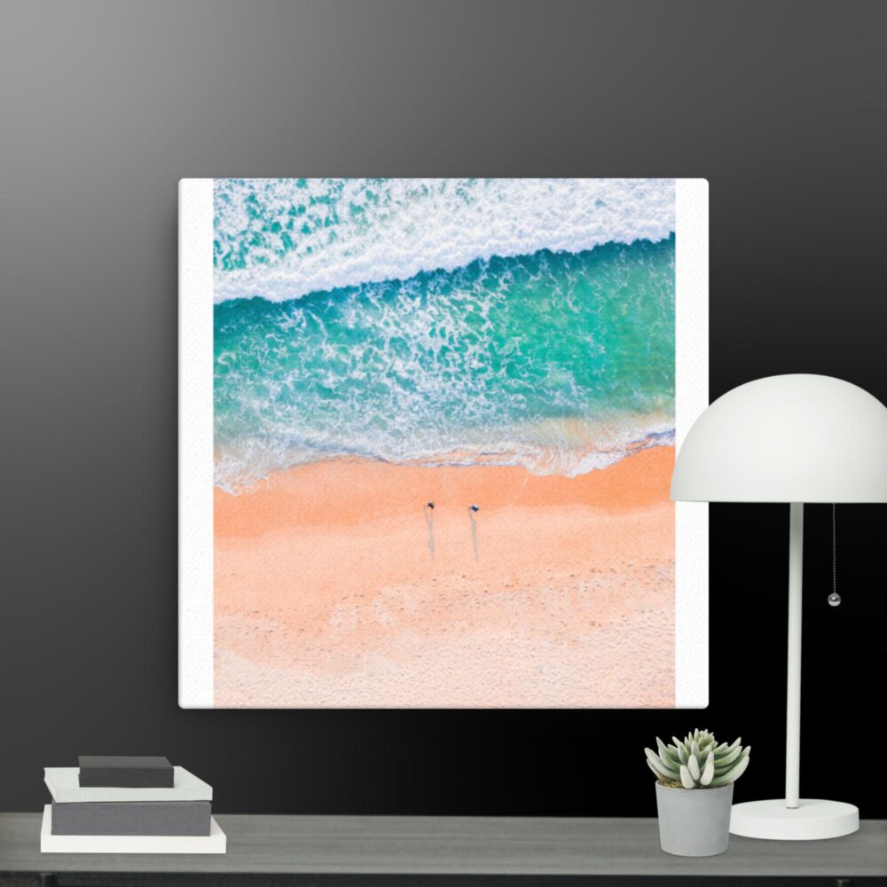 Summer beach canvas