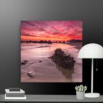 Pink scene canvas