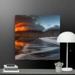 Sunset burst canvas