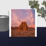 Morning in the desert canvas