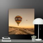 Hot air balloons canvas