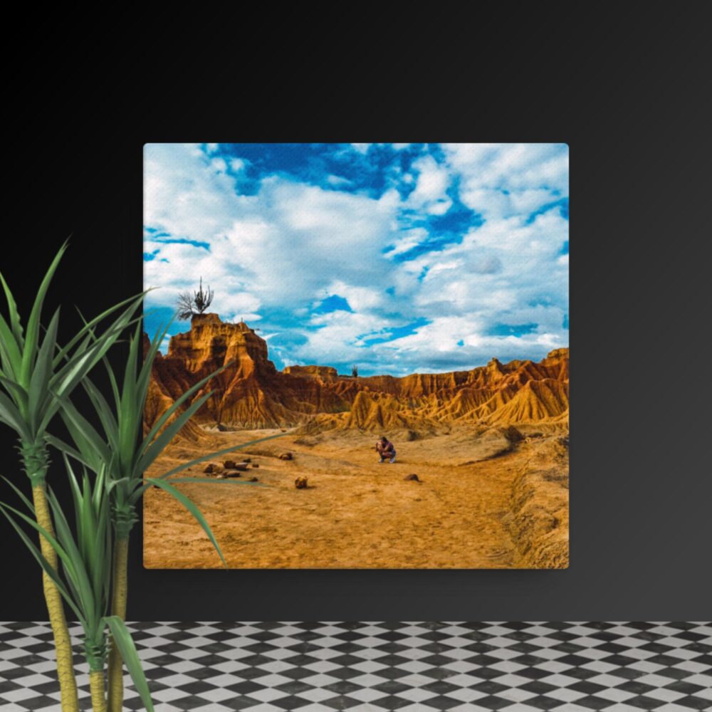 Desert scene canvas