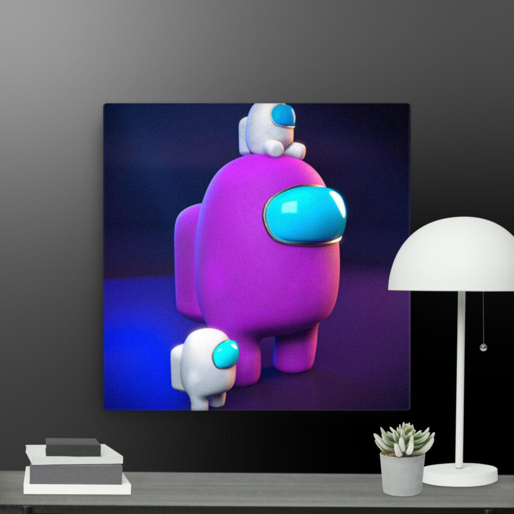 Among us characters canvas