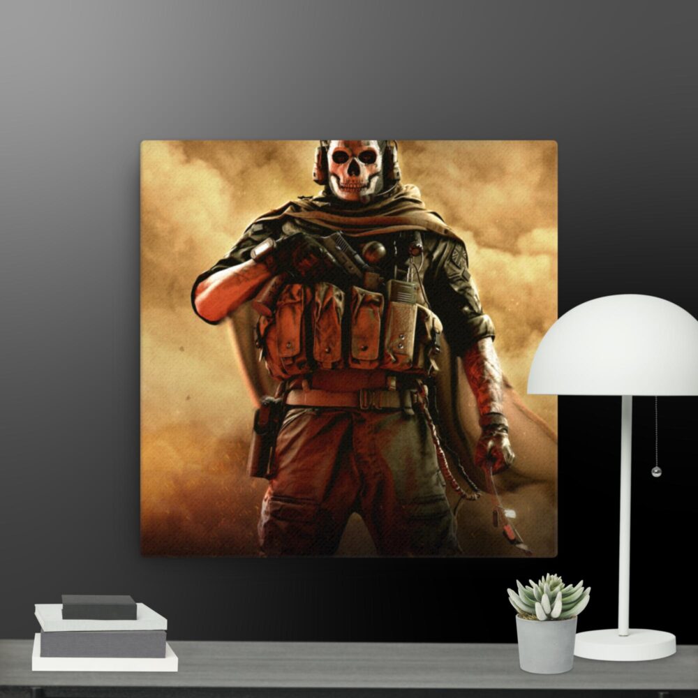 Call of duty skeleton canvas