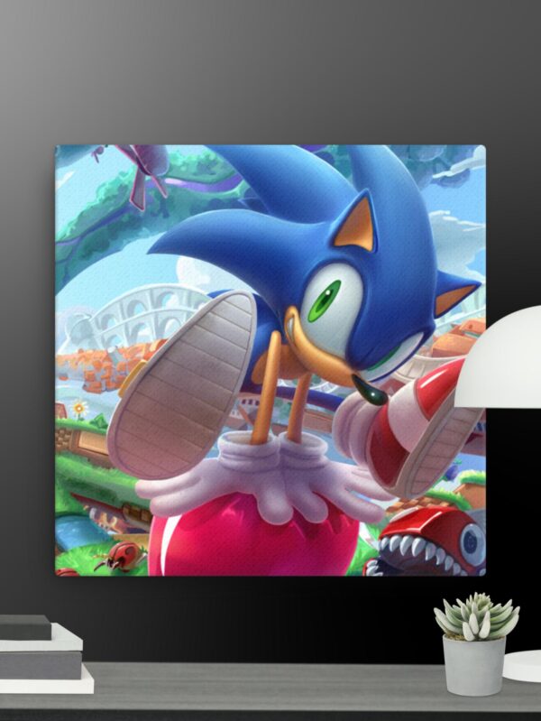 Sonic gaming canvas - 12×12