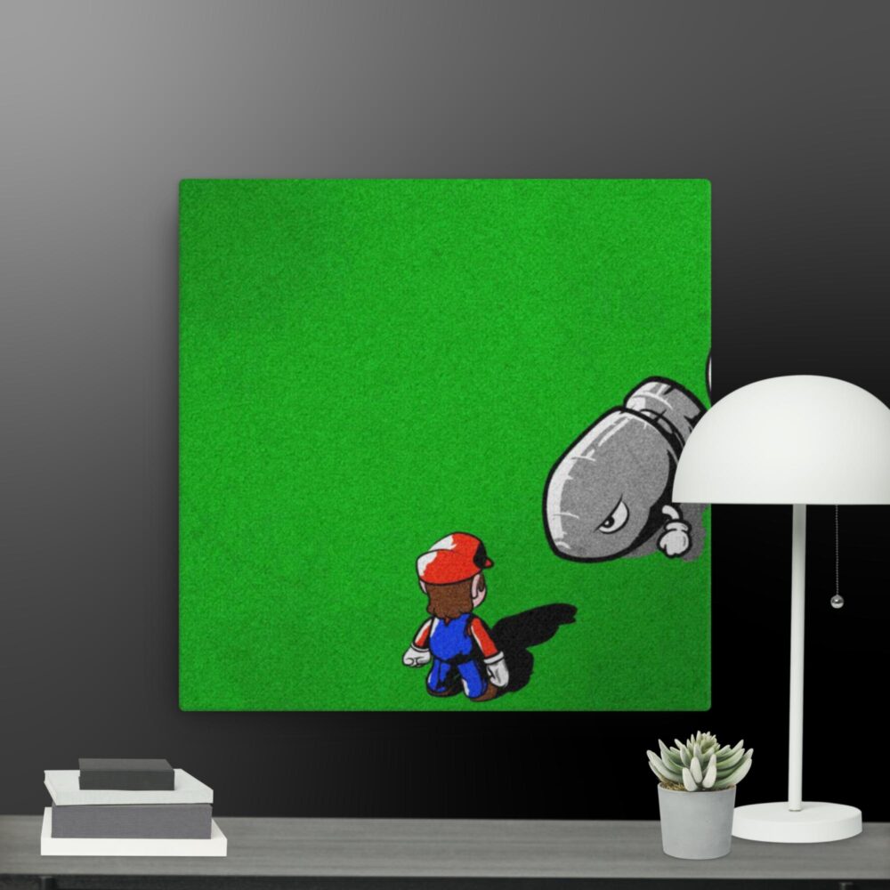 Mario and bullet scene canvas