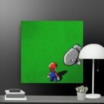 Mario and bullet scene canvas